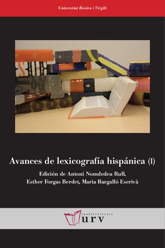 AVANCES DE LEXICOGRAFIA HISPANICA I