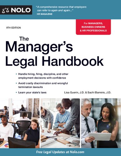 The manager's legal handbook