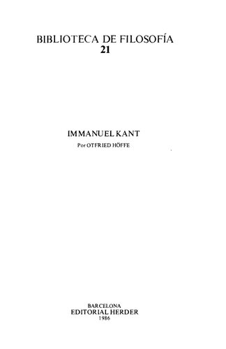 Immanuel Kant