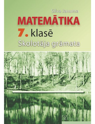 MATEMĀTIKA 7. KLASEI. Skolotāja grāmata