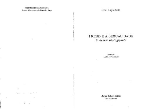 Freud e a Sexualidade: o Desvio Biologizante