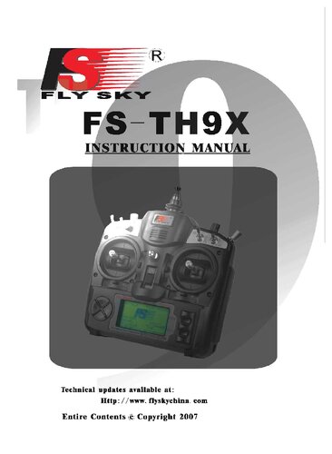 FLYSKY TH9X Users Manual