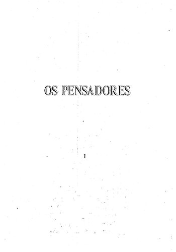 Os Pensadores 01