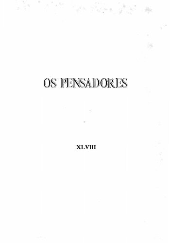 Os Pensadores - Textos Escolhidos