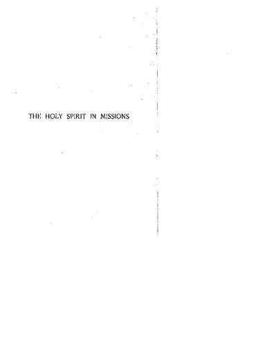 The Holy Spirit in Missions - Six Lectures