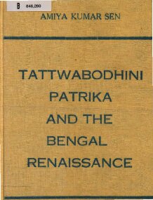 Tattwabodhini Sabha and the Bengal renaissance