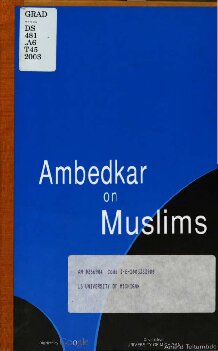 Ambedkar on Muslims