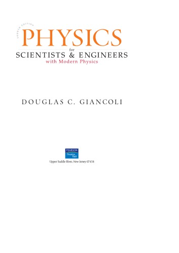 Media manager [to accompany] Physics for scientists & engineers with modern physics, 4th ed. [by] Giancoli