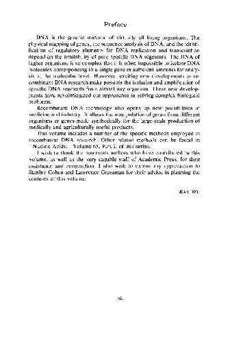 Recombinant DNA  Part A
