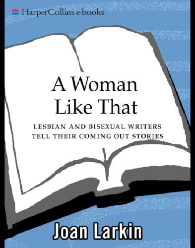 A woman like that: lesbian and bisexual writers tell their