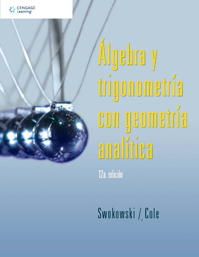 Algebra y trigonometria con geometria analitica / Algebra and Trigonometry with Analytic Geometry (Spanish Edition)