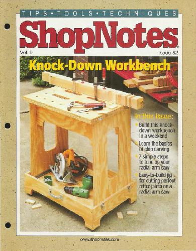 Woodworking Shopnotes 052 - Knock Down Workbench