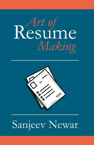 Art of Resume making (Vedic Self Help Book 4)