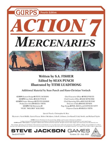 GURPS 4th edition. Action 7. Mercenaries