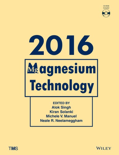 Magnesium technology 2016