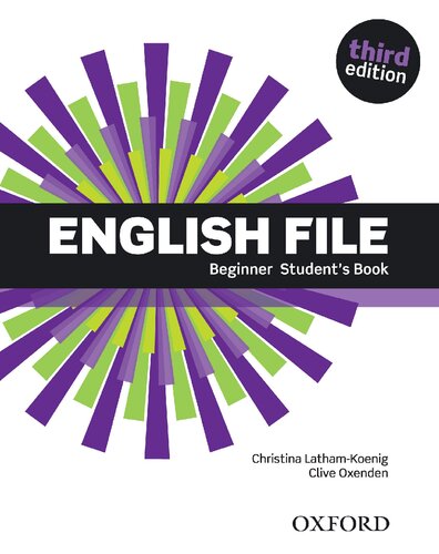 English File. Beginner Student's Book