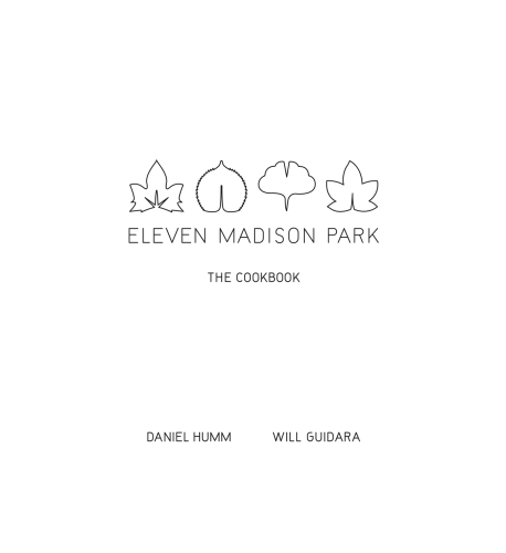 Eleven Madison Park, The Cookbook