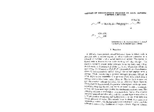 Organic Syntheses