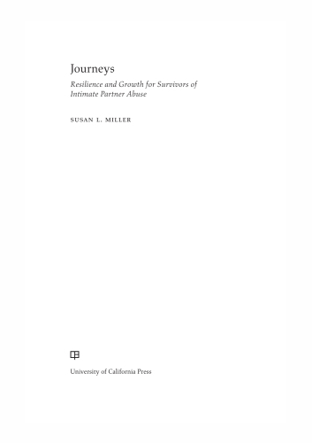 Journeys: resilience and growth for survivors of intimate partner abuse