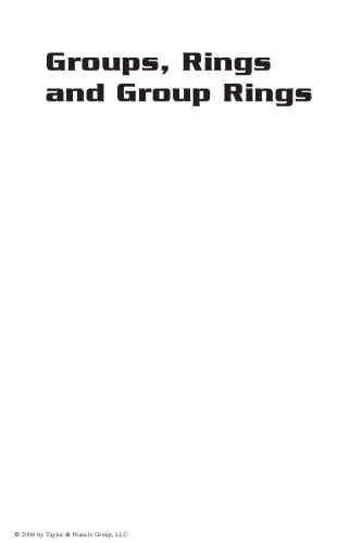 Groups, rings, and group rings