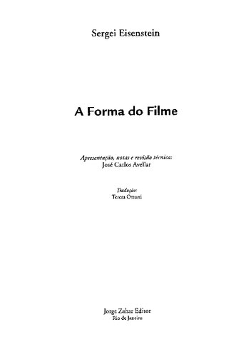 A forma do filme