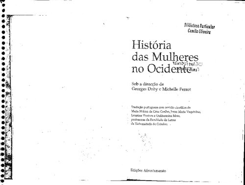 História das Mulheres no Ocidente - Vol. III