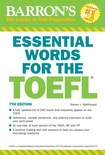 Essential Words for the TOEFL