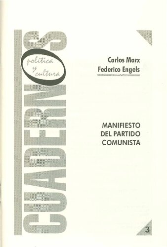 Manifiesto del Partido Comunista