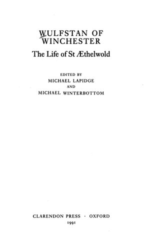 The Life of St. Aethelwold