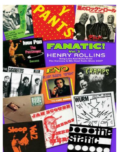 Fanatic! Volume 3, Song lists and notes from the Harmony in my head radio show 2007