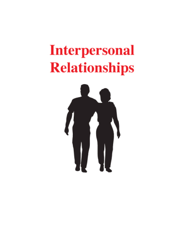 Interpersonal Relationships