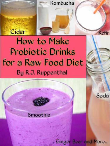 How to Make Probiotic Drinks for a Raw Food Diet: Kefir, Kombucha, Ginger Beer and Naturally Fermented Ciders, Sodas and Smoothies