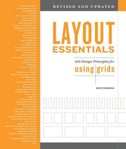 Layout essentials: 100 design principles for using grids