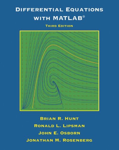 Differential Equations with Matlab