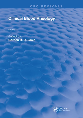 Clinical Blood Rheology: Volume 2