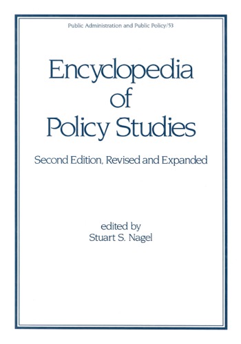 Encyclopedia of policy studies