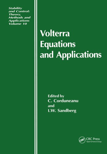 Volterra equations and applications