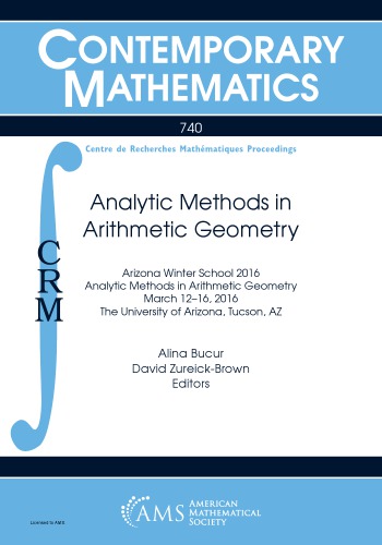 Analytic methods in arithmetic geometry