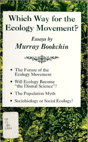 Which Way for the Ecology Movement?