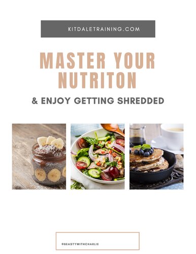 MASTER YOUR NUTRITON & ENJOY GETTING SHREDDED