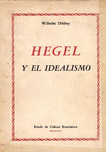 Hegel y el Idealismo