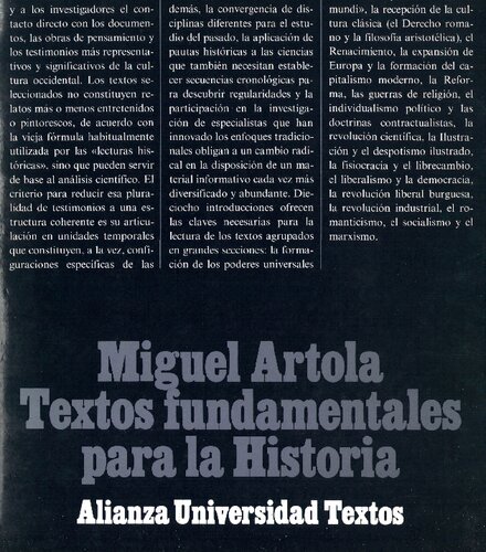 Textos Funadamentales Para La Historia