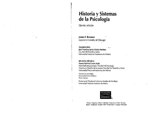 Historia Y Sistemas De La Psicologia