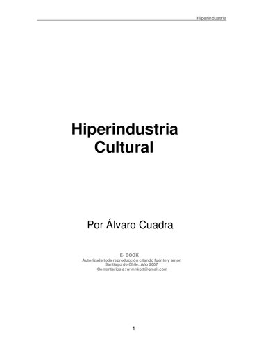 Hiperindustria cultural