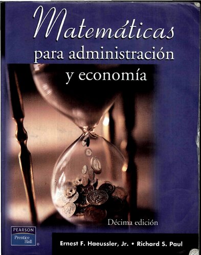 Matematicas Para Administracion Y Economia