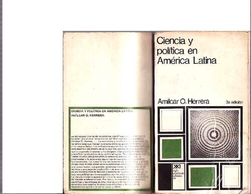 Ciencia Y Politica En America Latina