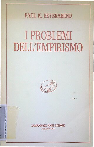 I problemi dell'empirismo