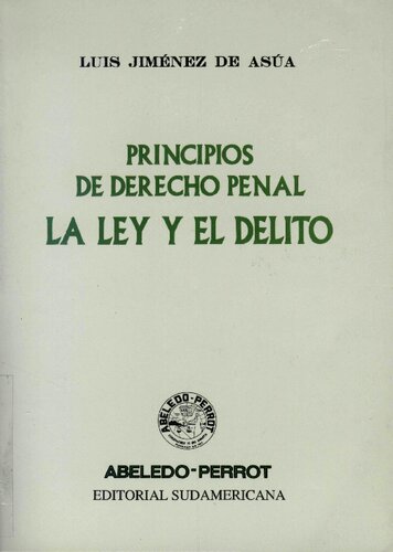 Principios De Derecho Penal