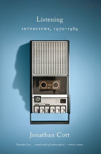 Listening: Interviews, 1970–1989 Book