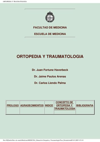 Ortopedia Y Traumatologia